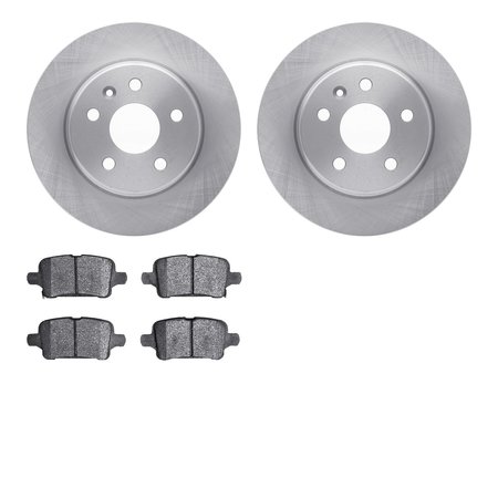 DYNAMIC FRICTION CO 6502-47265, Rotors with 5000 Advanced Brake Pads 6502-47265